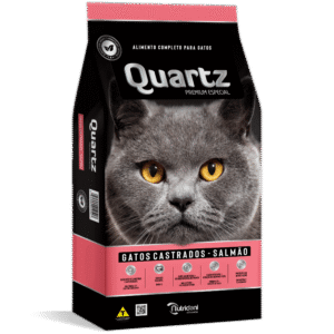 Ração Premium Especial Quartz Gatos Castrados Sabor Salmão 1kg