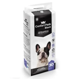 Tapete Higiênico Confort Pads Black 80x60 30 unidades