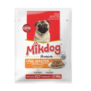 Sachê Premium Mikdog Frango ao Molho 100g