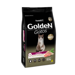 Ração Golden para Gatos Castrados Sabor Frango 10,1kg