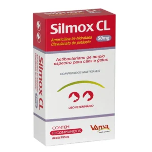 Silmox CL 50mg Antibiótico Vansil 10 comprimidos