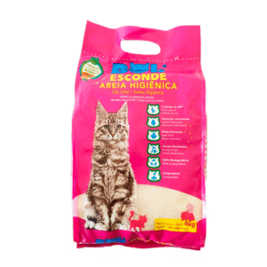 Areia Higiênica para Gatos Biodegradável Mandioca Bob Esconde 4 kg