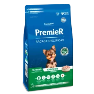 Ração Premier Raças Específicas Yorkshire Filhotes Sabor Frango 2,5 kg