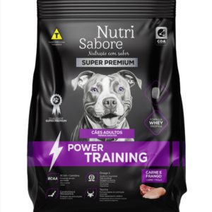 Ração Nutri Sabore Super Premium Power Training - Carne e Frango 15kg