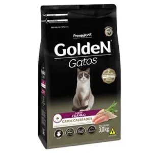 Ração Golden Gatos Castrados Sabor Frango 3kg