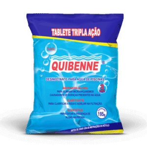 Pastilha Cloro Tripla Ação Quibenne 200g