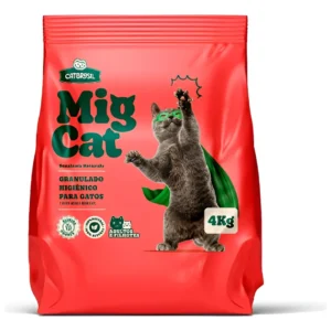 Areia Higiênica para gatos Mig Cat 4kg